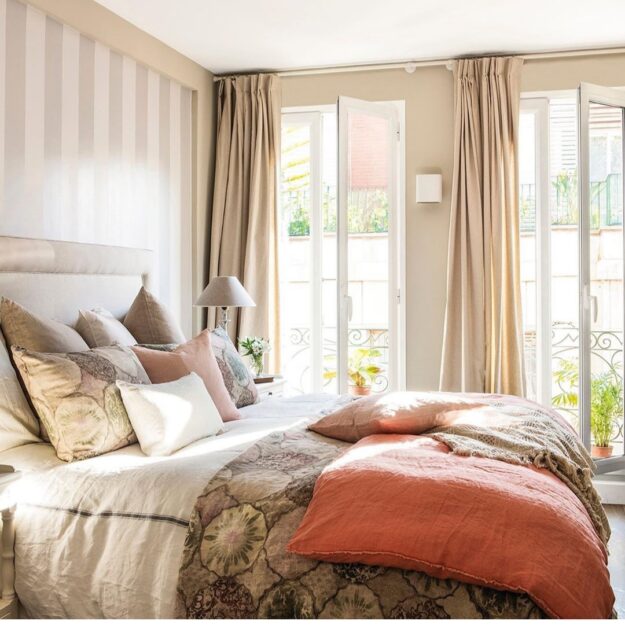 Bedroom Feng Shui warm Earth Colours