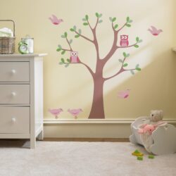 Baby room with soft motif